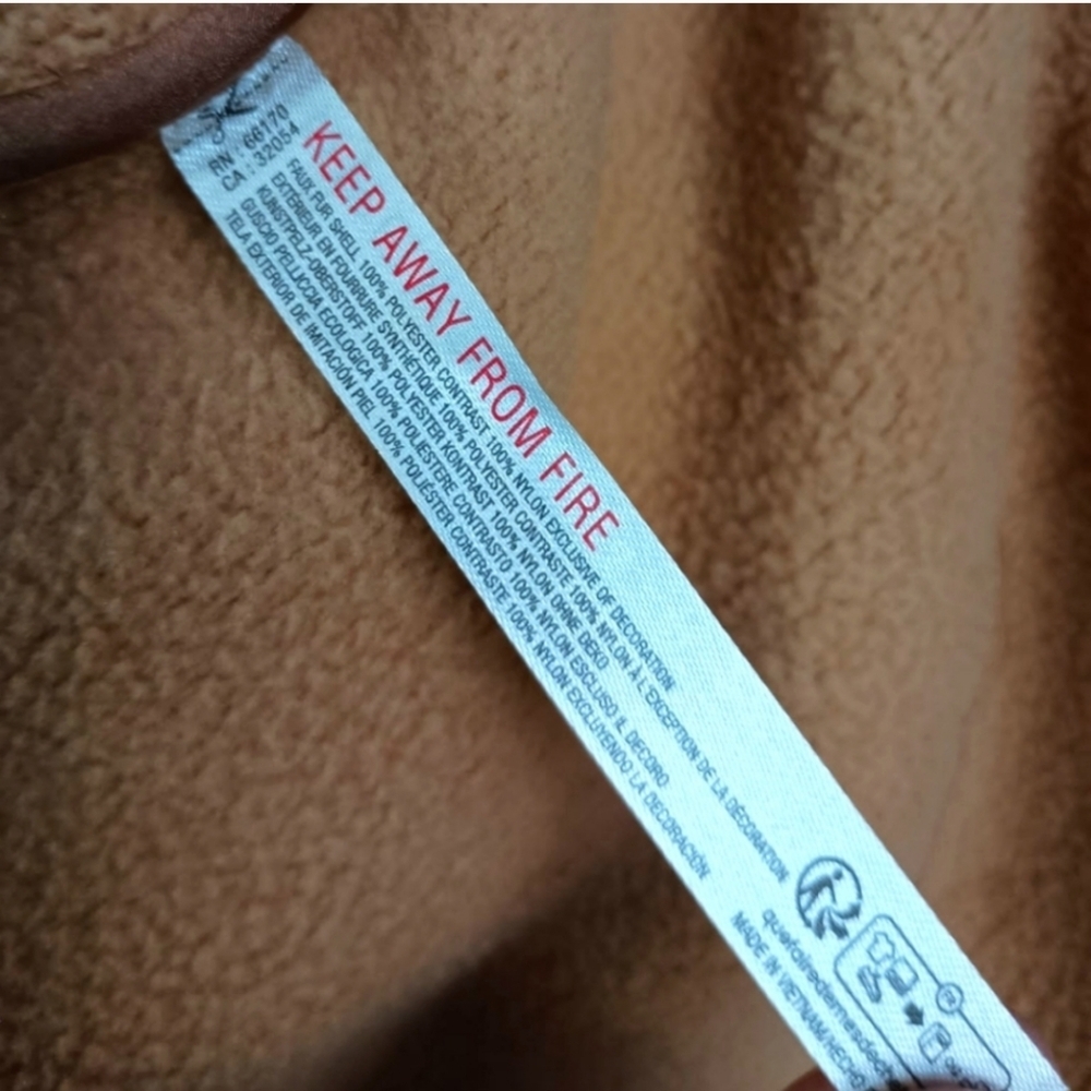 NWOT Free People Movement Amelia Zip Up Fleece in Camel Malibu - Picture 11 of 13